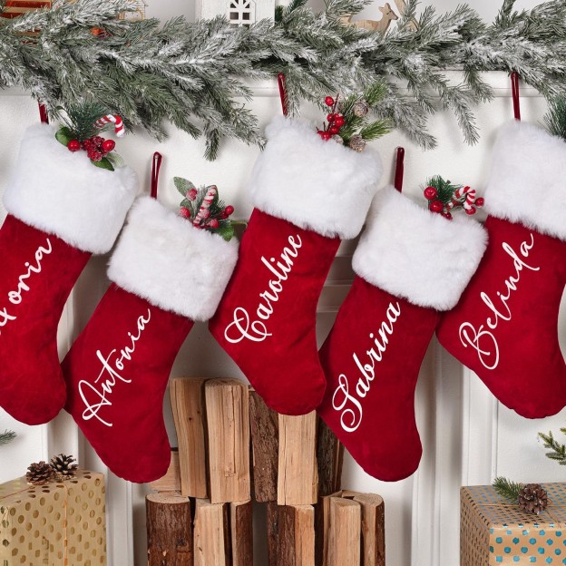 Personalized Christmas Stocking with Family Name | MCGift83