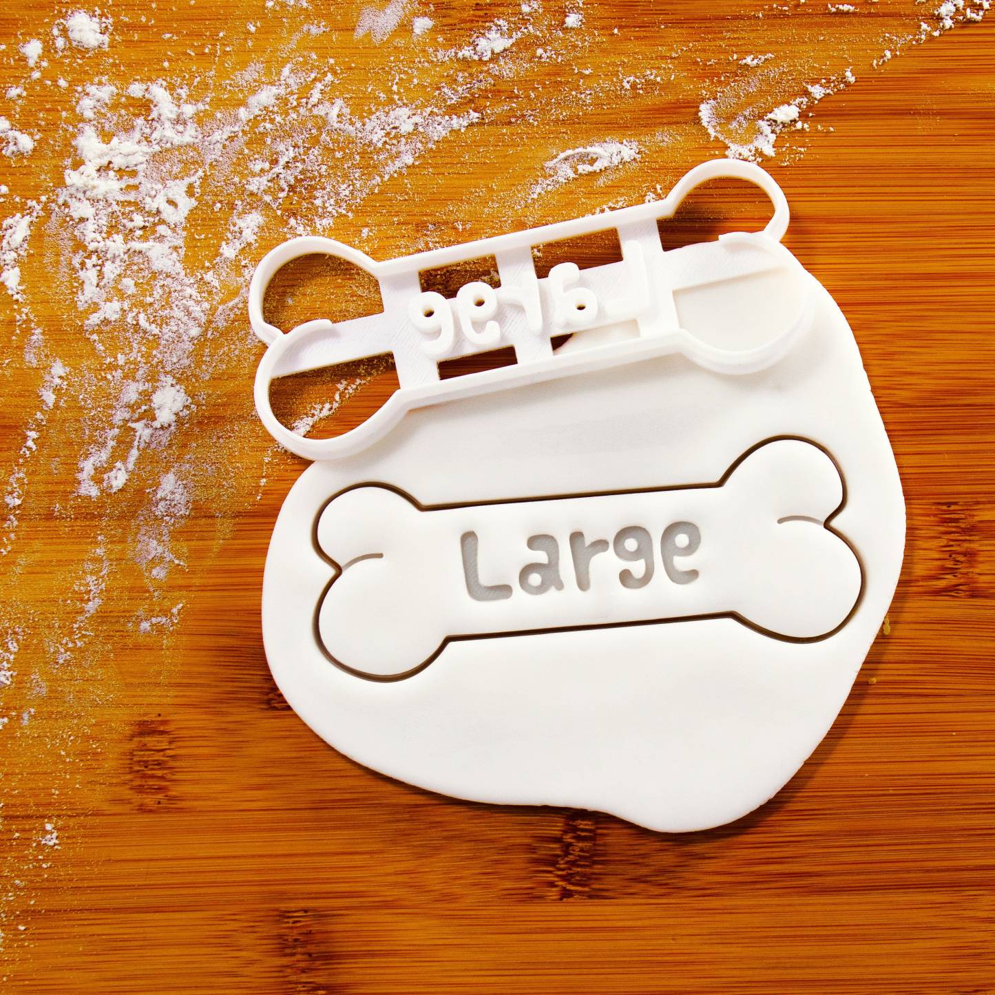 Personalized 3D Printed Dog Bone Cookie Cutter | BKPet343