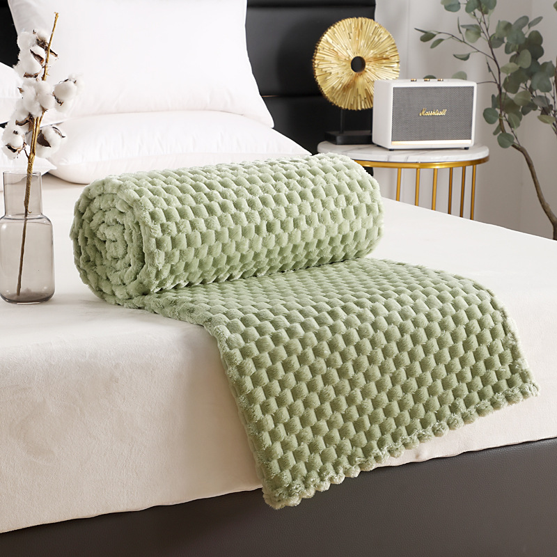 Personalized Plush Fleece Leather Patch Pet Blanket | BKPet76