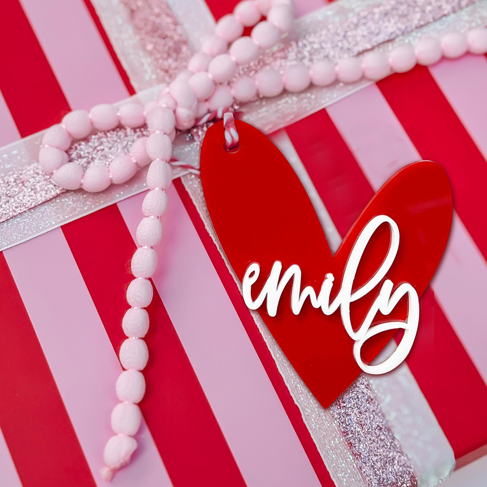 Personalized Lovely Valentine's Day Name Tags | ValGift11