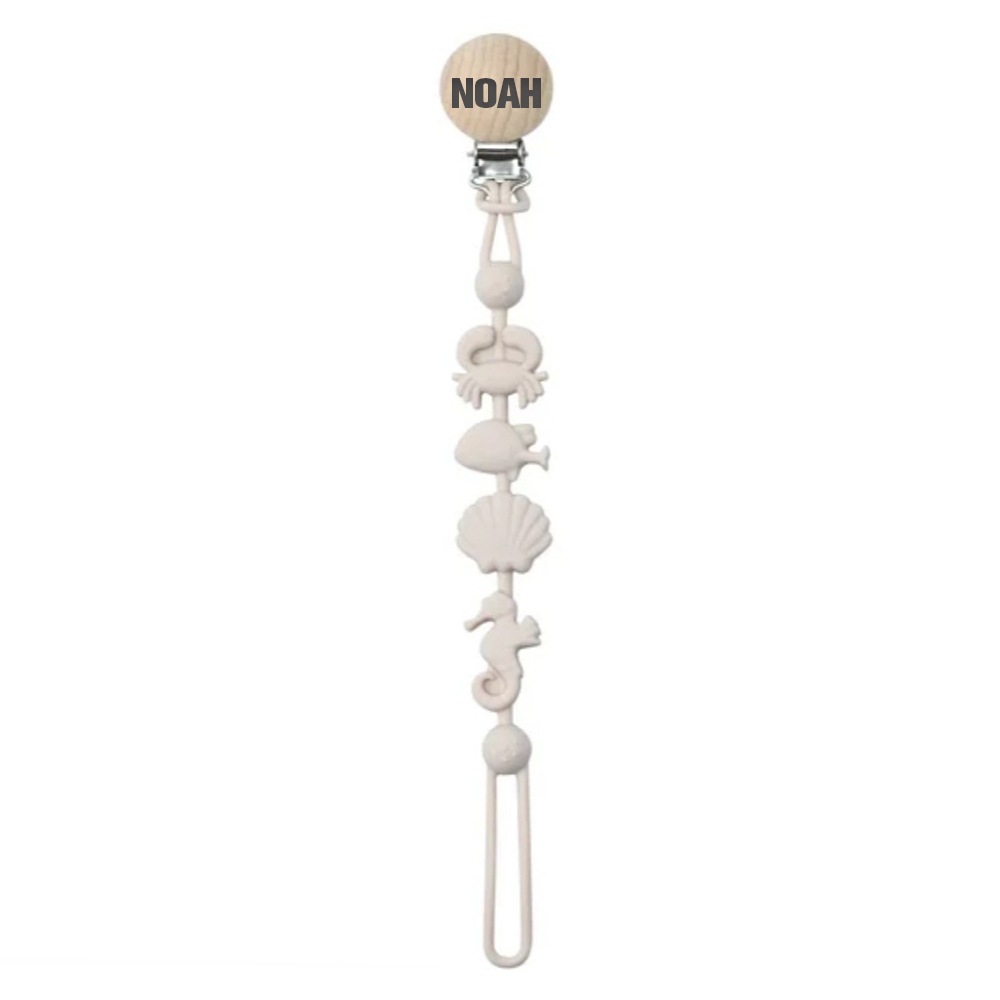 Personalized Baby Pacifier Silicone Chewable Clip | CWToy155