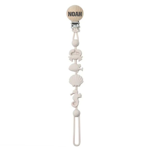 Personalized Baby Pacifier Silicone Chewable Clip | CWToy155