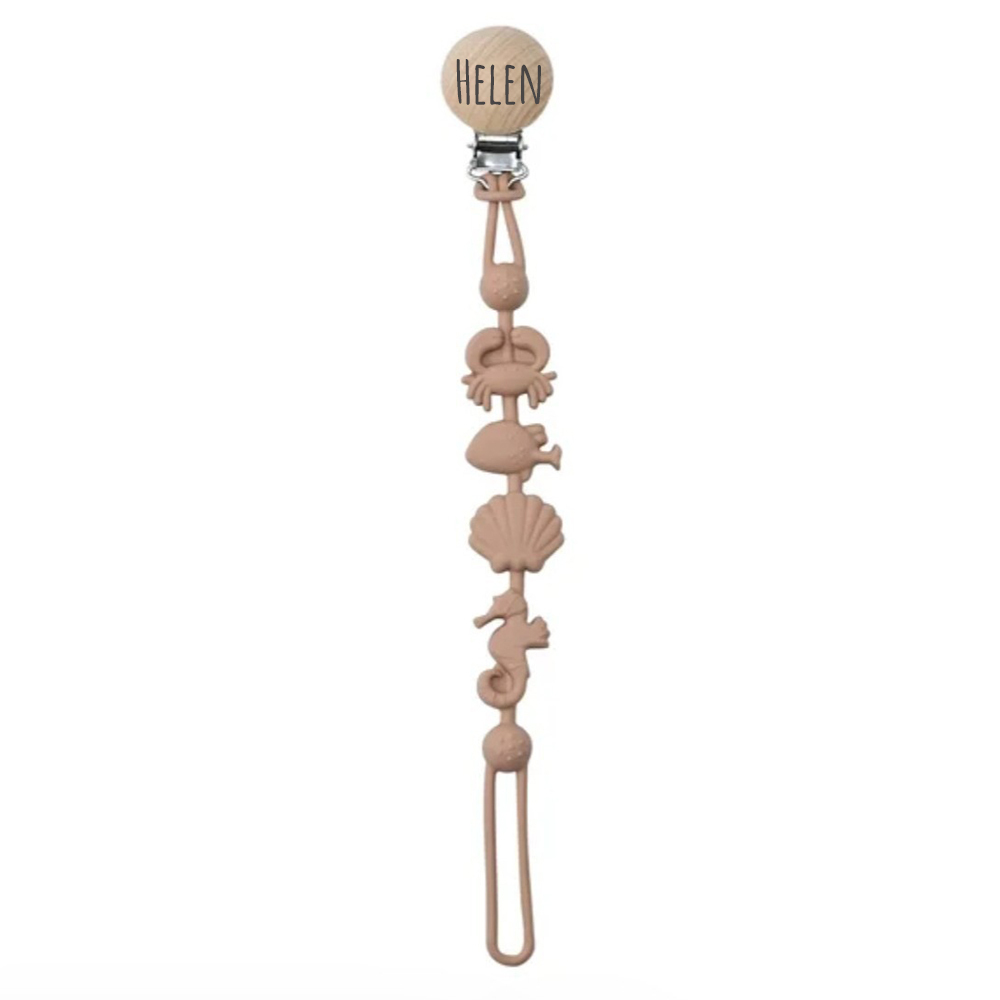 Personalized Baby Pacifier Silicone Chewable Clip | CWToy155