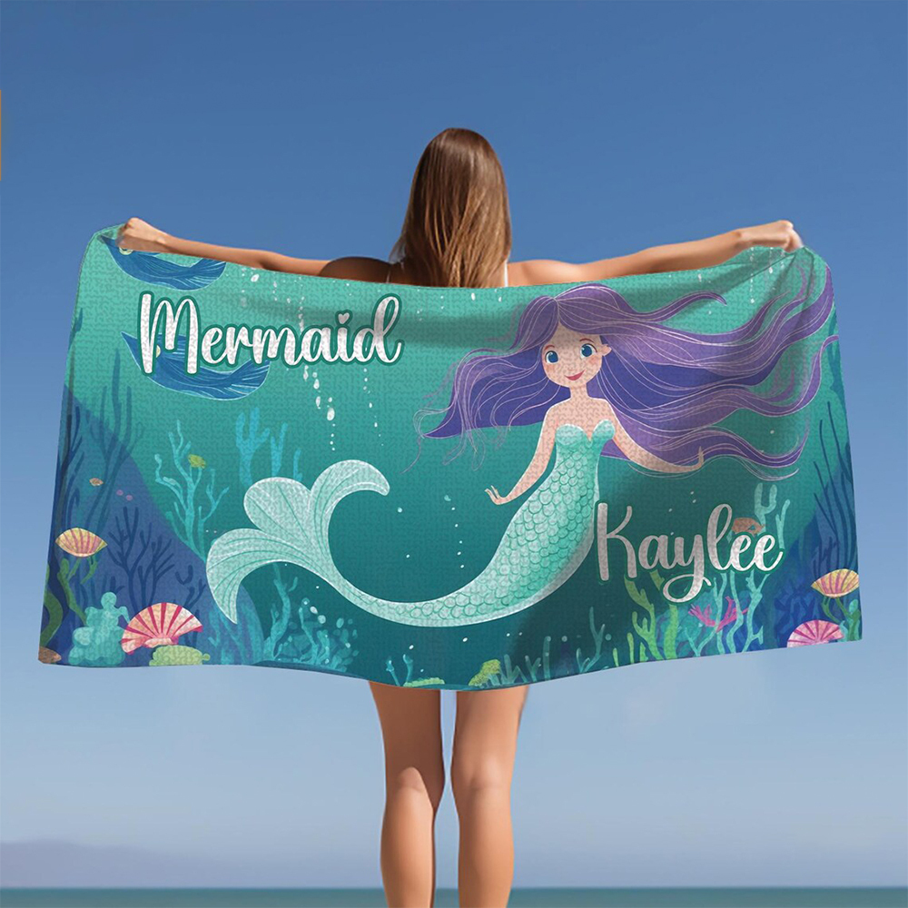 Personalized Lovely Kid Towel for Summer & Beach | CWTowel154