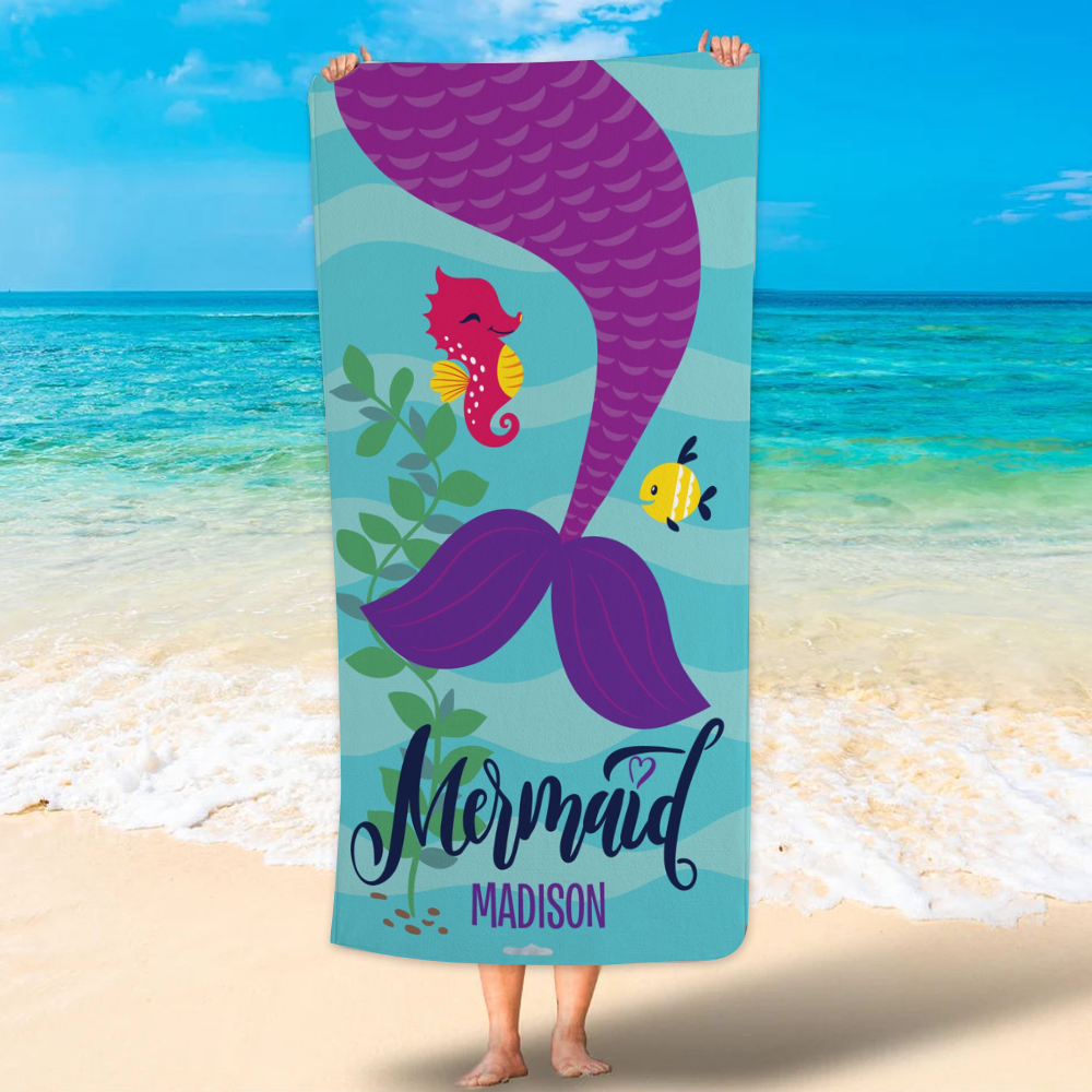 Personalized Lovely Kid Towel for Summer & Beach | CWTowel158