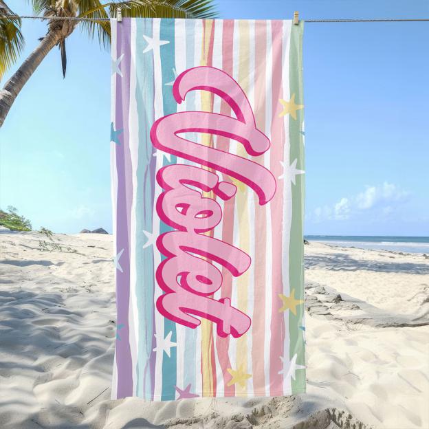 Personalized Lovely Kid Towel for Summer & Beach | CWTowel159