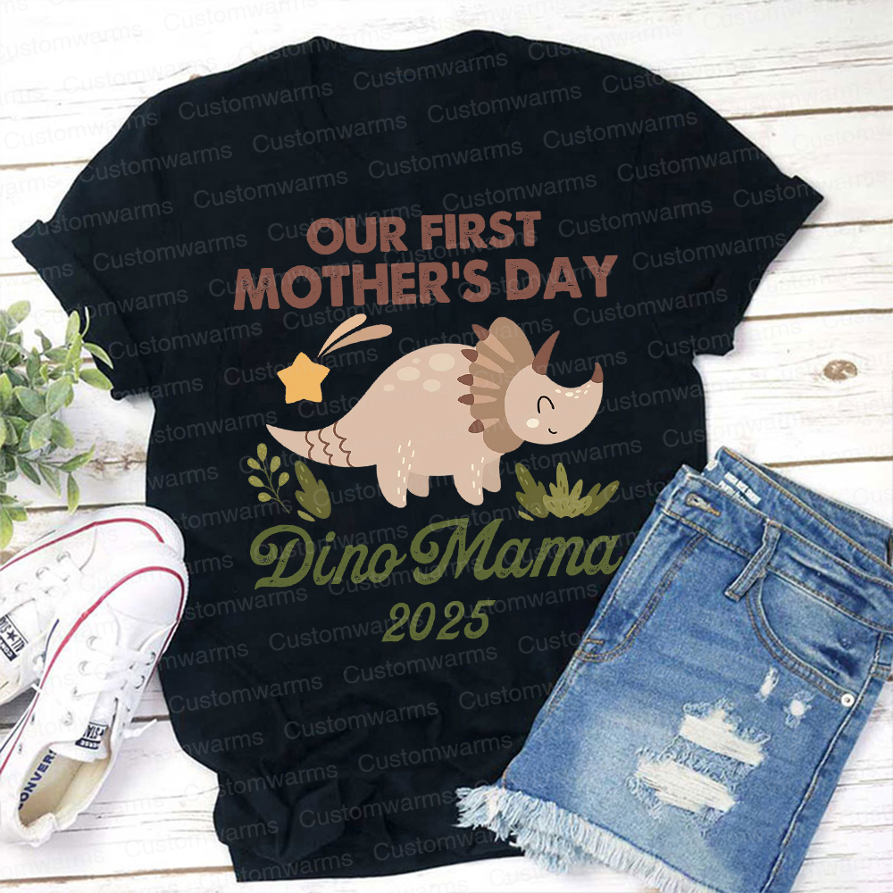Personalized First Mother's Day Mommy and Baby Outfit | CWFamily32