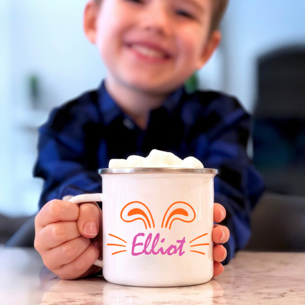 Personalised 12oz Happy Easter Mugs for Kids  | KidMug39