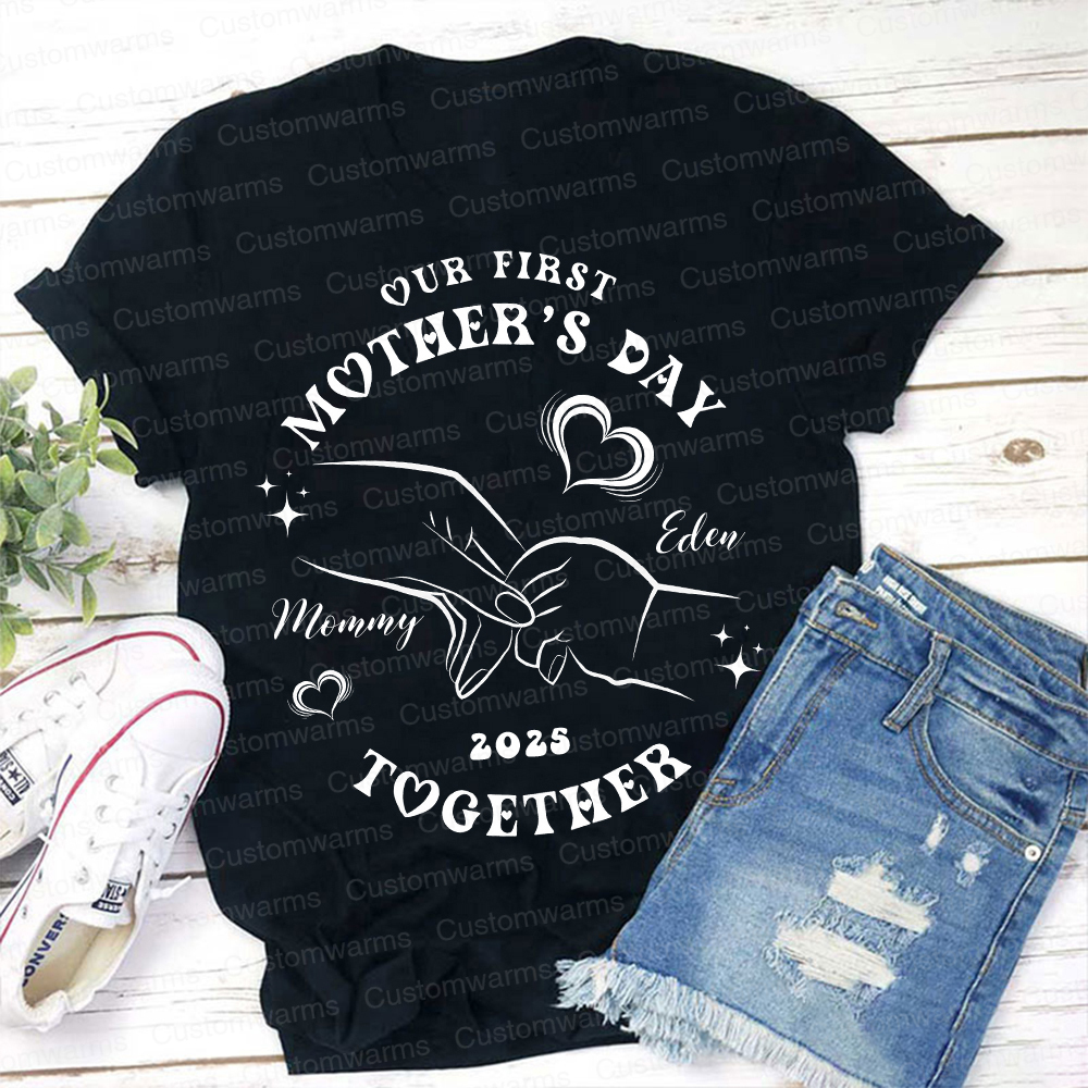 Personalized First Mother's Day Mommy and Baby Outfit | CWFamily39