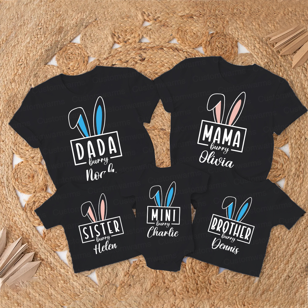 Personalized Family Happy Easter Matching Shirt | CWEaster63