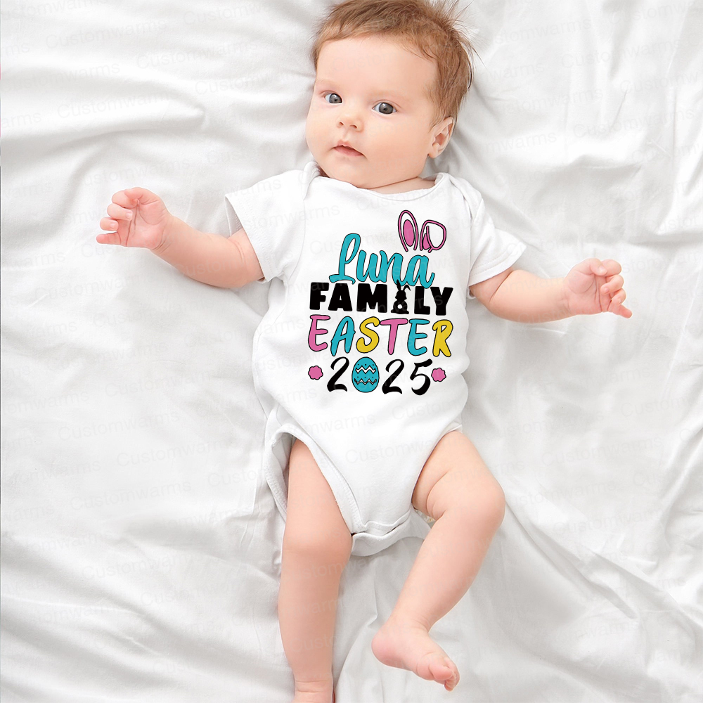 Personalized Family Happy Easter Matching Shirt | CWEaster66
