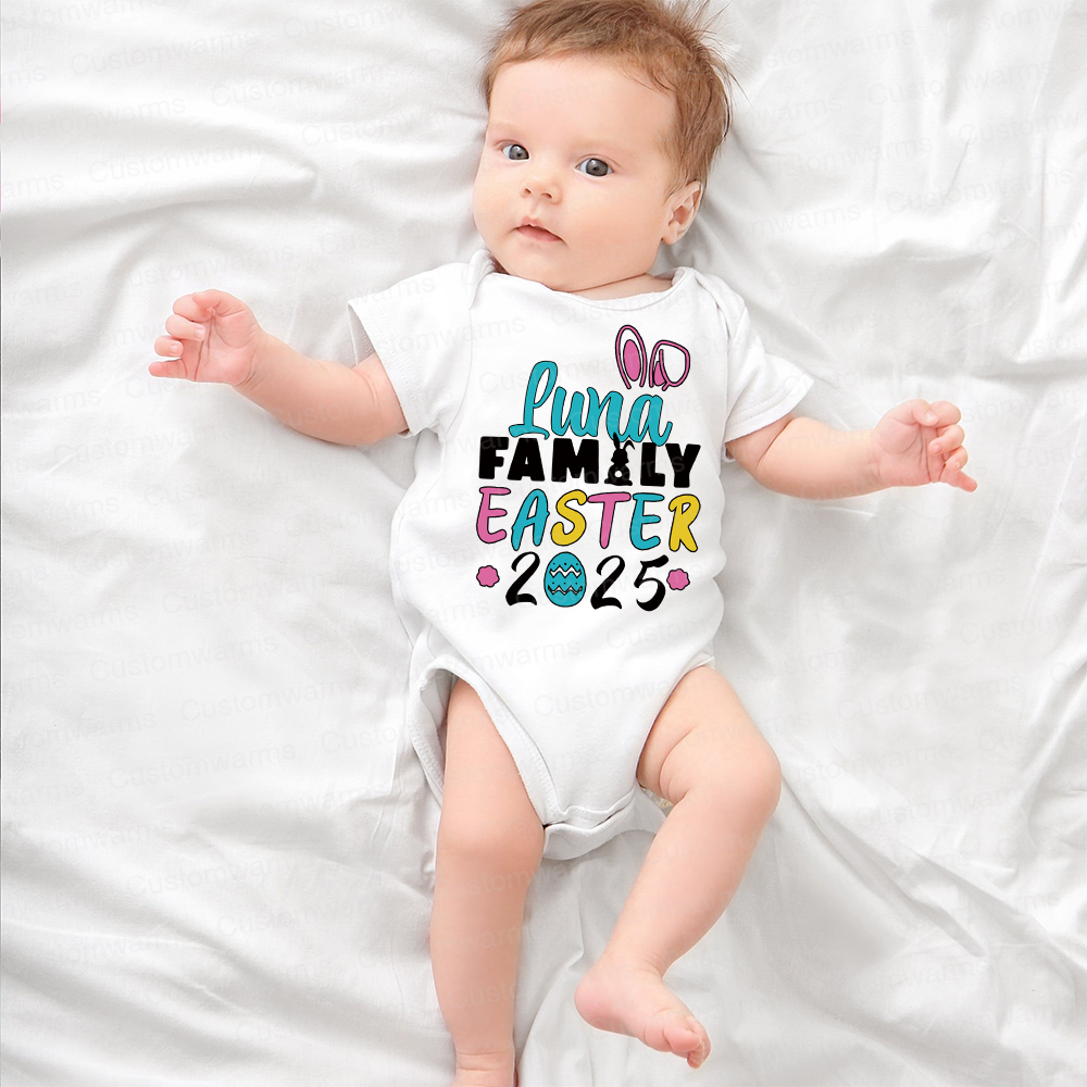 Personalized Family Happy Easter Matching Shirt | CWEaster66