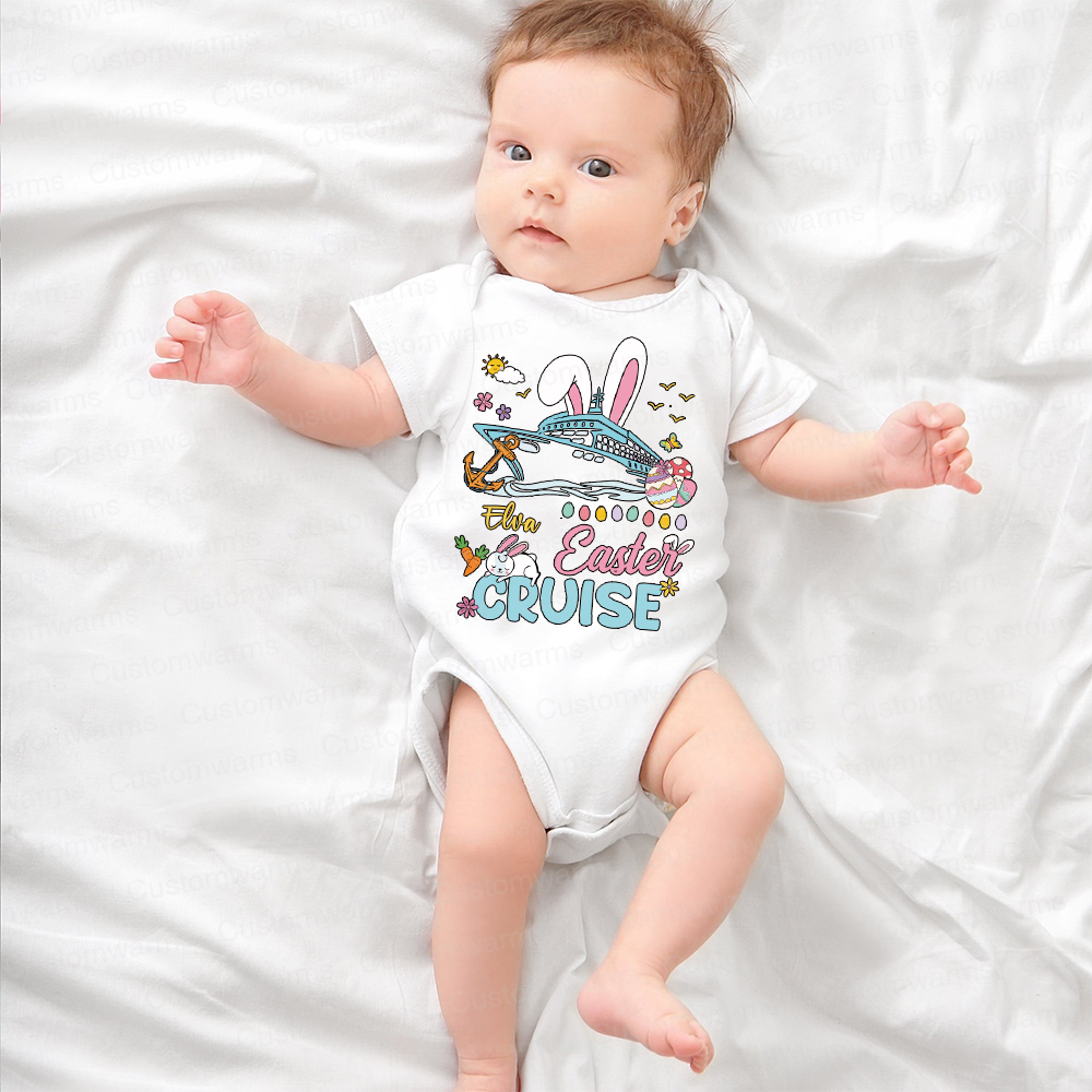 Personalized Family Happy Easter Matching Shirt | CWEaster70