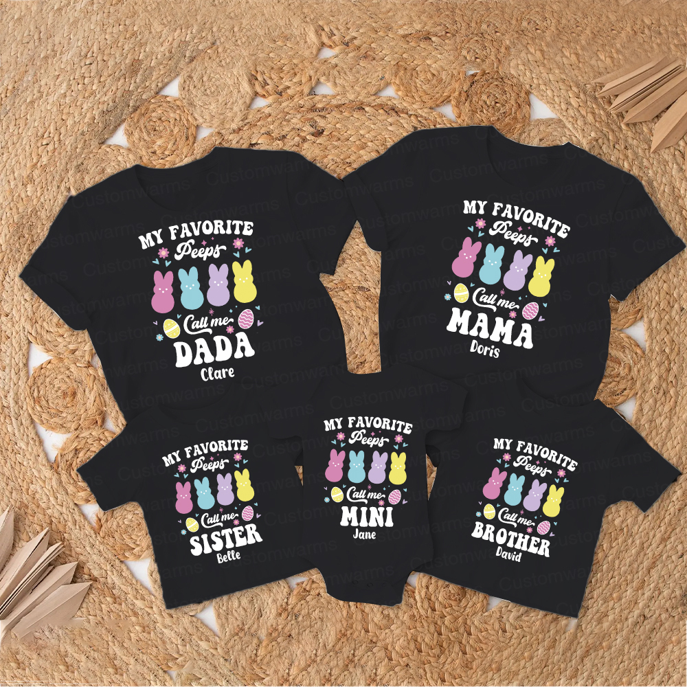 Personalized Family Happy Easter Matching Shirt | CWEaster71