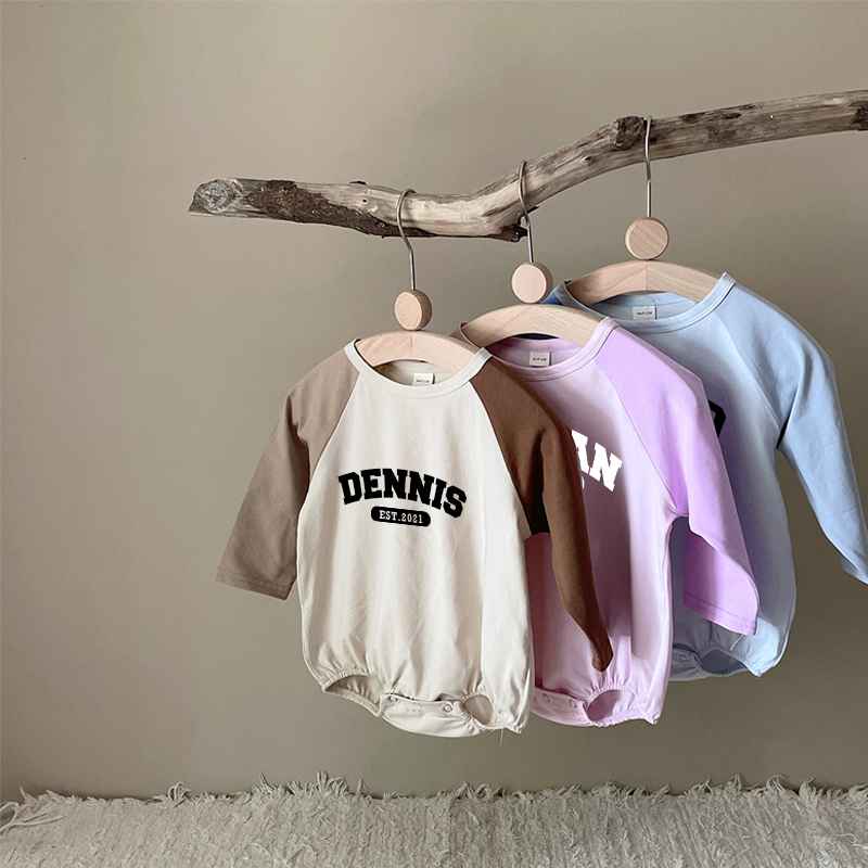 Personalized Kids Cozy Color Sweatshirt Romper | inRomper16