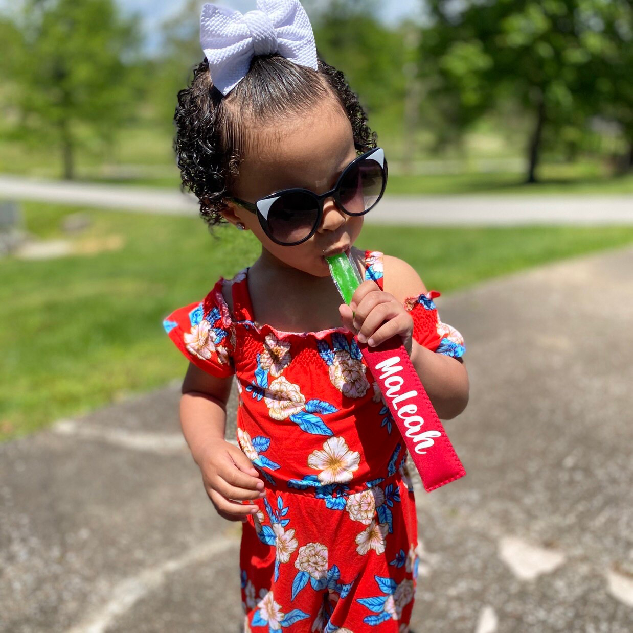 Personalized Icy Frozen Yogurt Popsicle Holder | CWBeach180