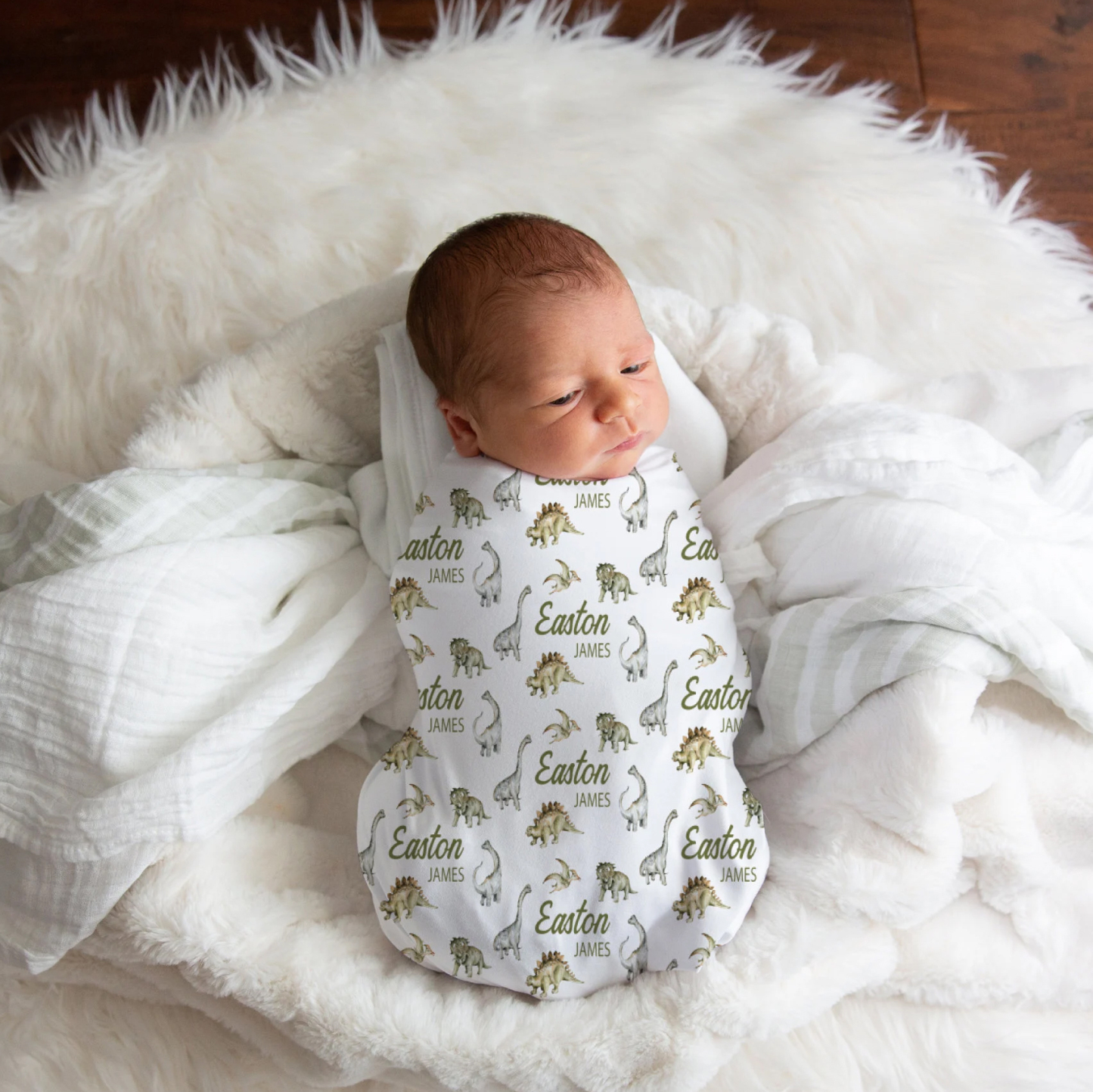 Personalized Baby Swaddle Blanket Set for Comfort & Unique | BBBlanket15