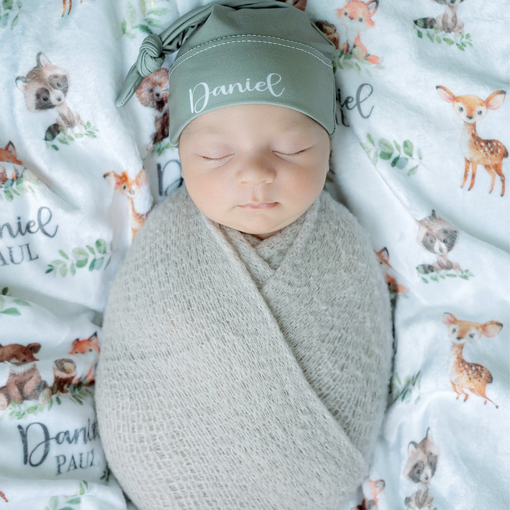Personalized Baby Swaddle Blanket Set for Comfort & Unique | BBBlanket16