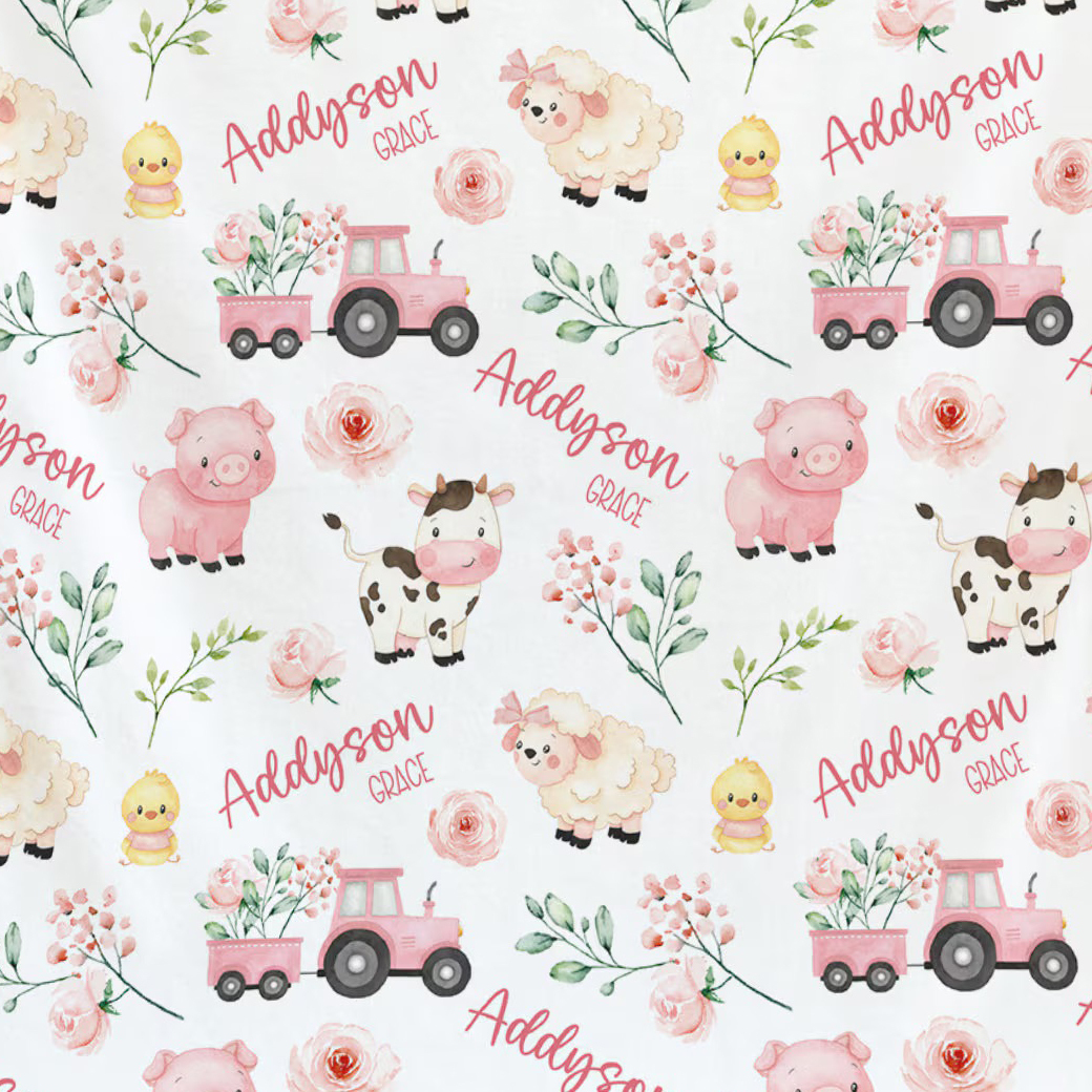 Personalized Baby Swaddle Blanket Set for Comfort & Unique | BBBlanket18