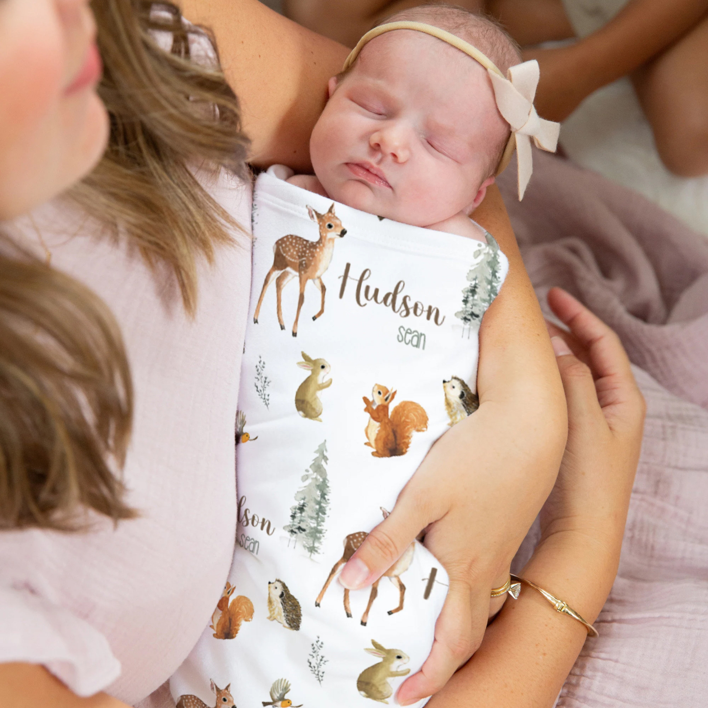 Personalized Baby Swaddle Blanket Set for Comfort & Unique | BBBlanket23