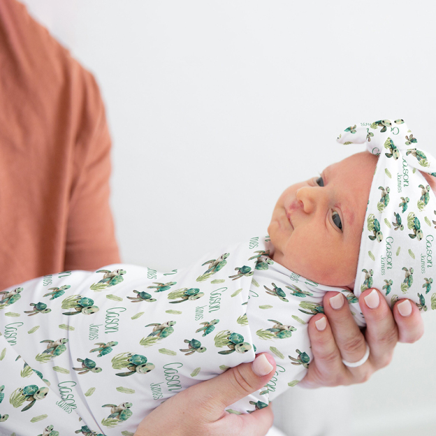 Personalized Baby Swaddle Blanket Set for Comfort & Unique | BBBlanket24