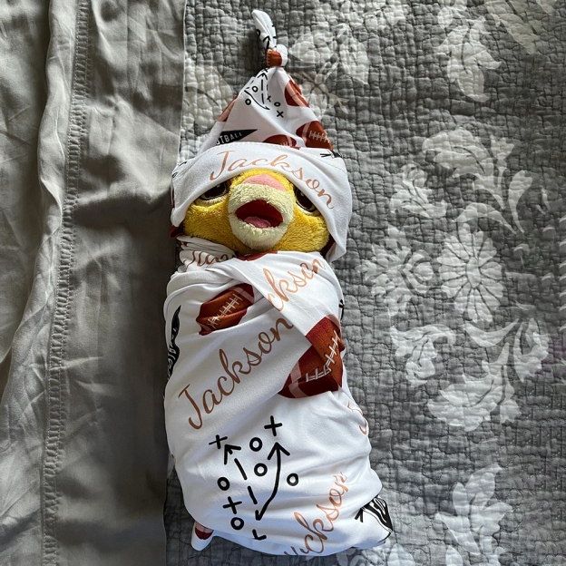 Personalized Baby Swaddle Blanket Set for Comfort & Unique | BBBlanket31