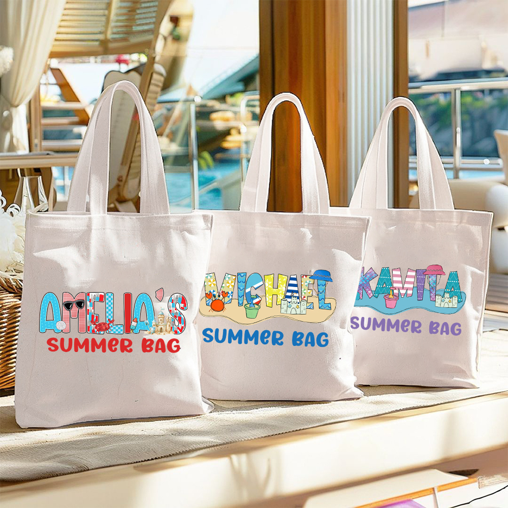Personalized Kids Original Summer Beach Bag | CWBeach191