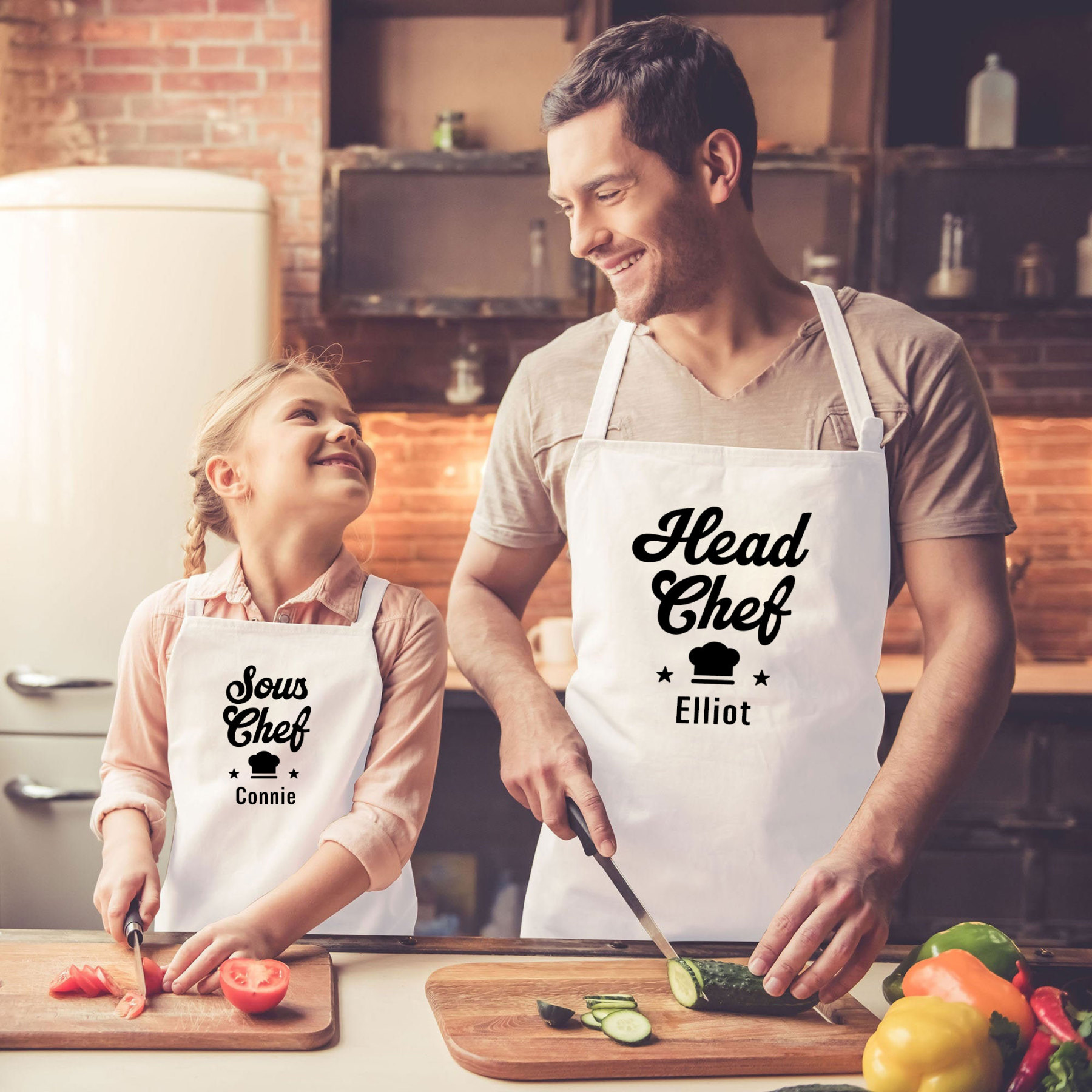 Personalised Multifunctional Waterproof Matching Family Apron | Apron34