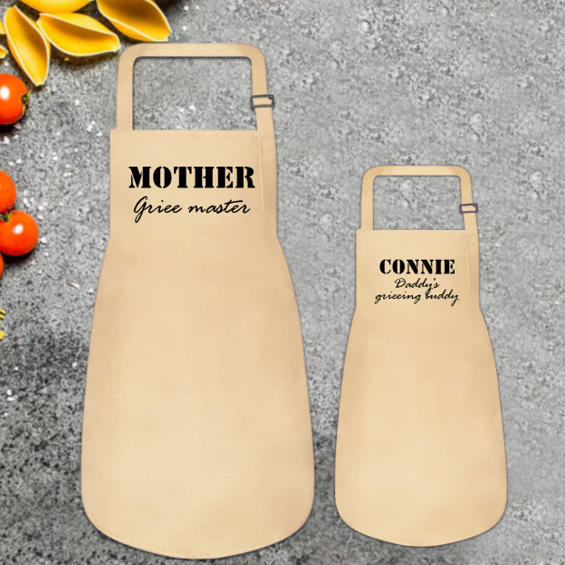 Personalised Multifunctional Waterproof Matching Family Apron | Apron3501