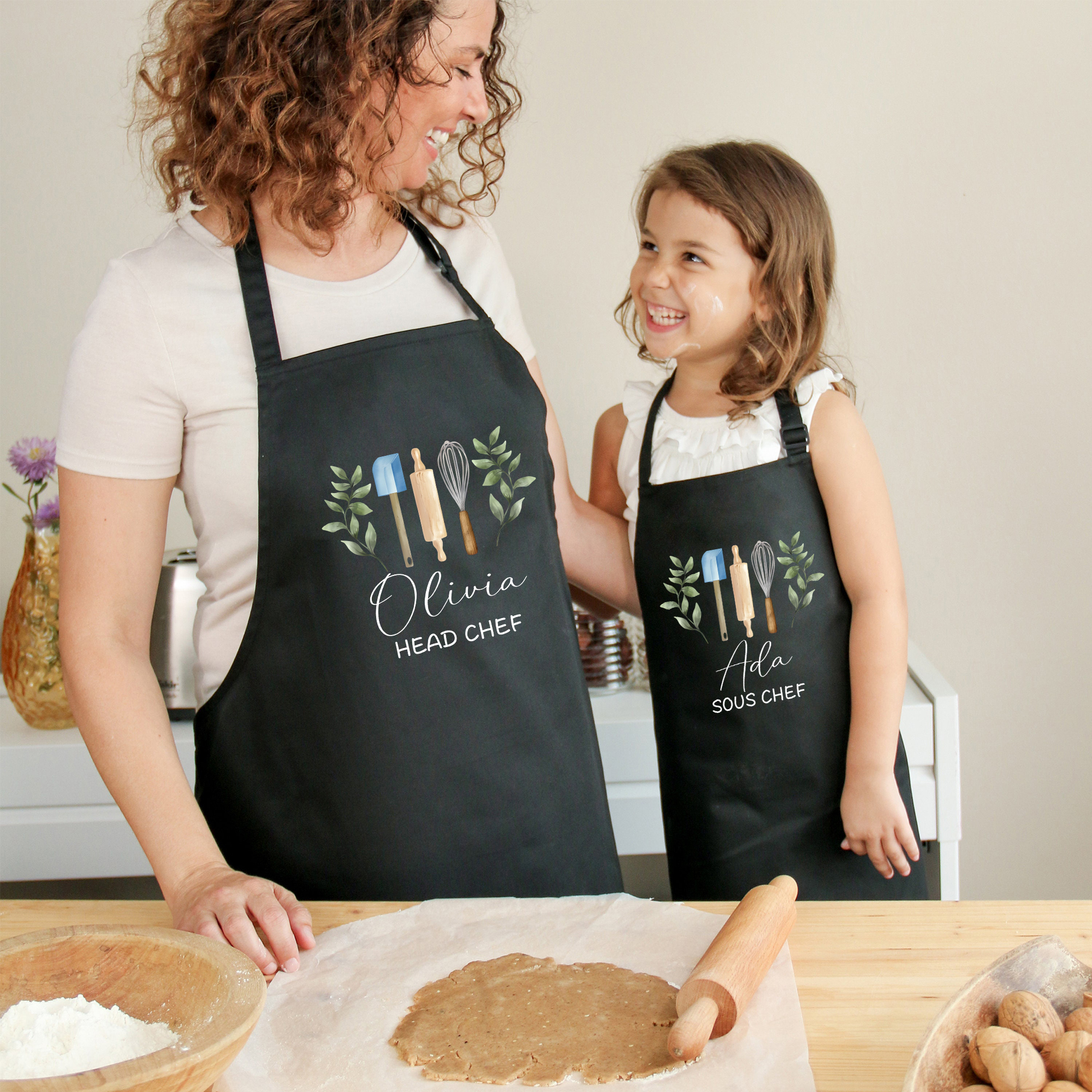 Personalised Multifunctional Waterproof Matching Family Apron | Apron36