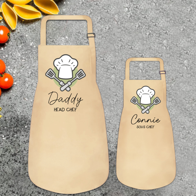 Personalised Multifunctional Waterproof Matching Family Apron | Apron45