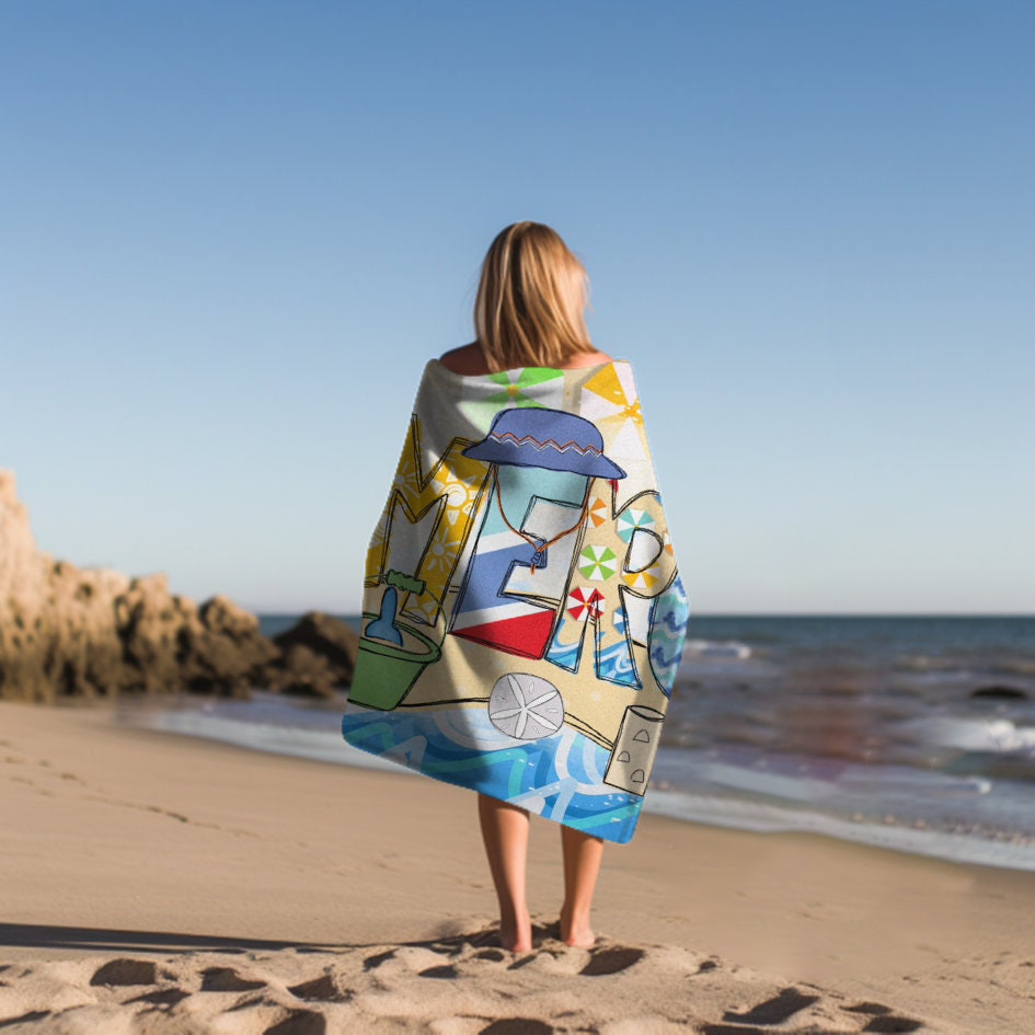 Personalized Lovely Kid Towel for Summer & Beach | CWTowel162