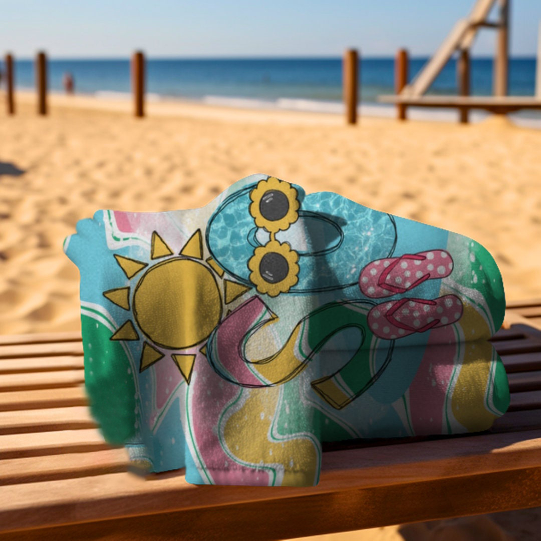 Personalized Lovely Kid Towel for Summer & Beach | CWTowel163