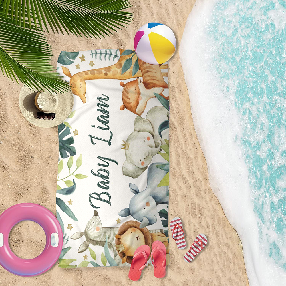 Personalized Lovely Kid Towel for Summer & Beach | CWTowel166