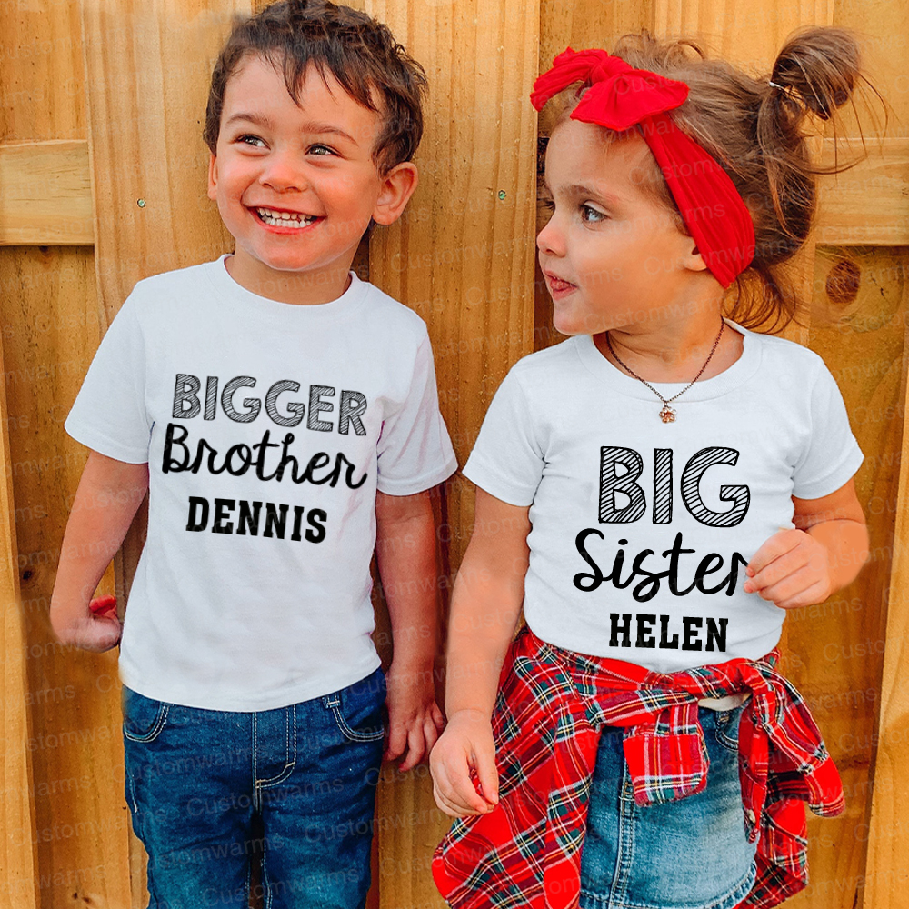 Personalized Matching Sibling Shirts | CWSibling02