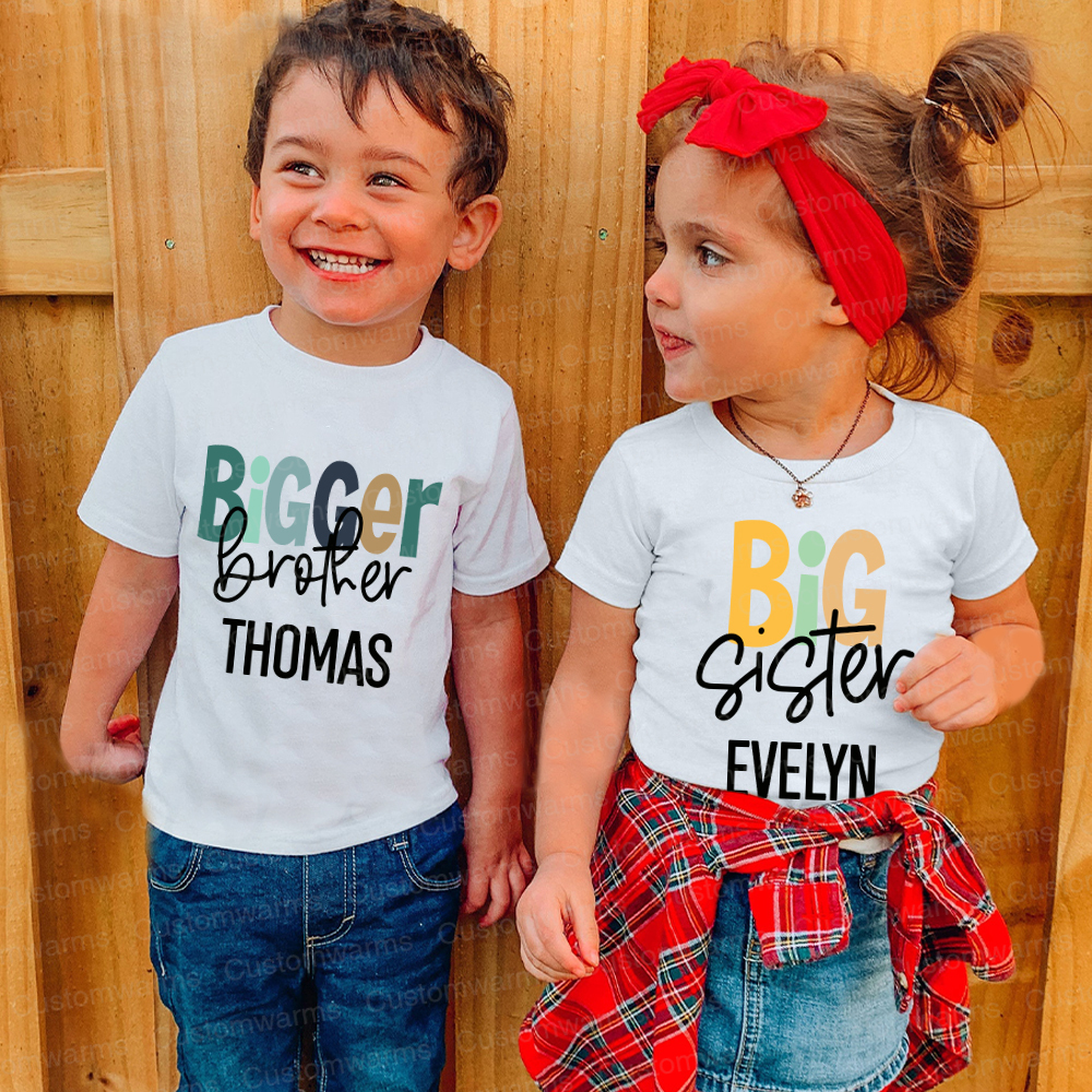 Personalized Matching Sibling Shirts | CWSibling04