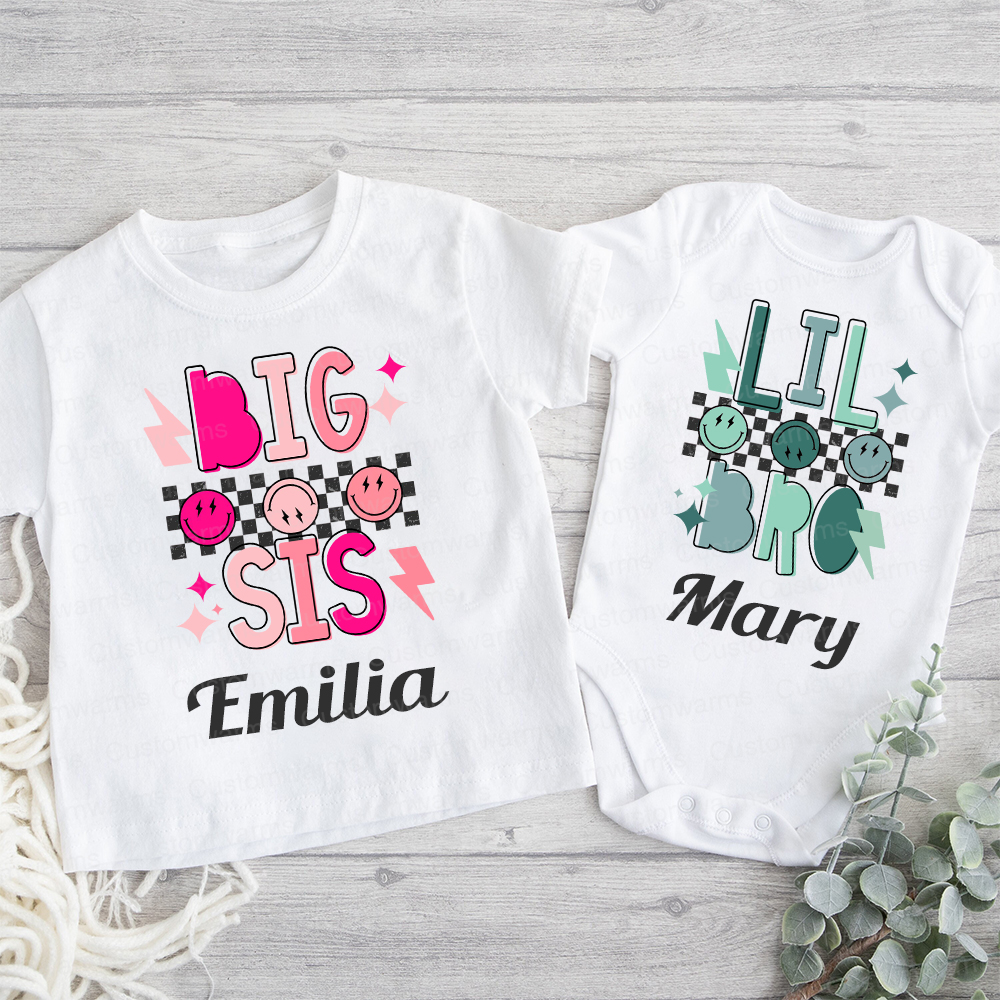 Personalized Matching Sibling Shirts | CWSibling03