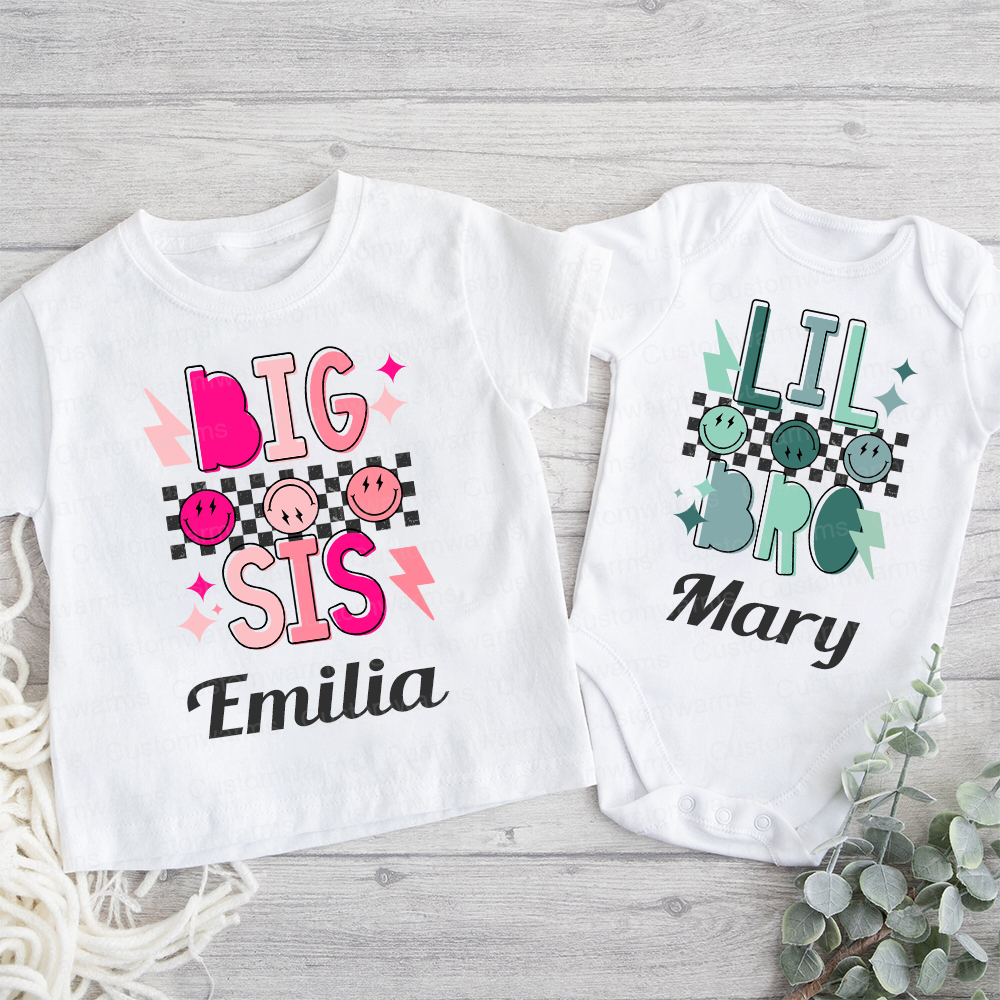 Personalized Matching Sibling Shirts | CWSibling03