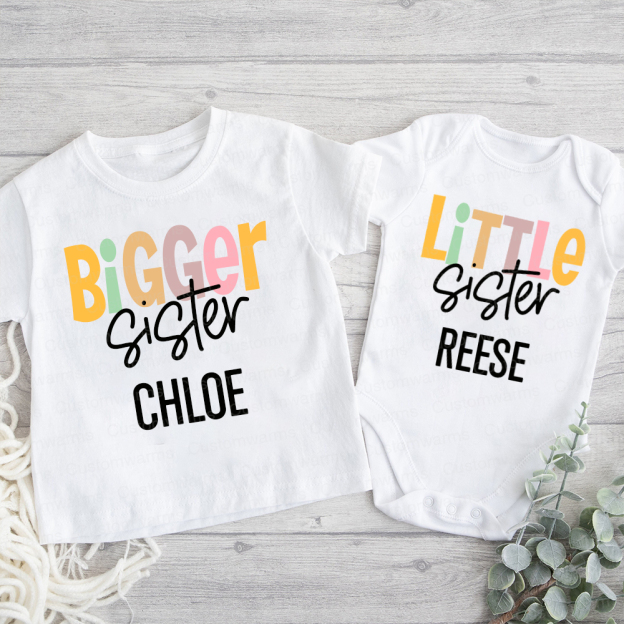 Personalized Matching Sibling Shirts | CWSibling04