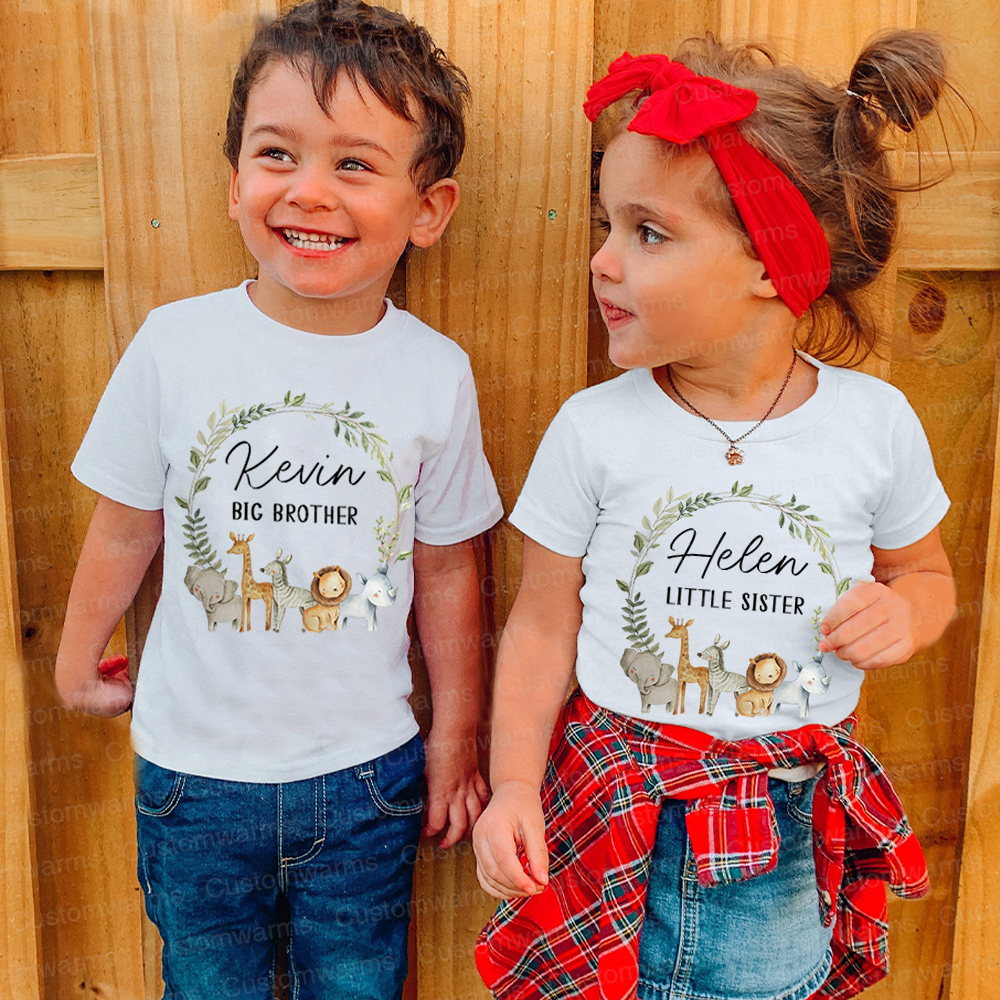 Personalized Matching Sibling Shirts | CWSibling06
