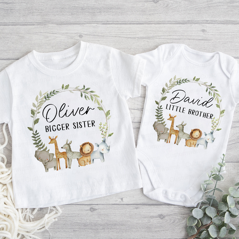 Personalized Matching Sibling Shirts | CWSibling06