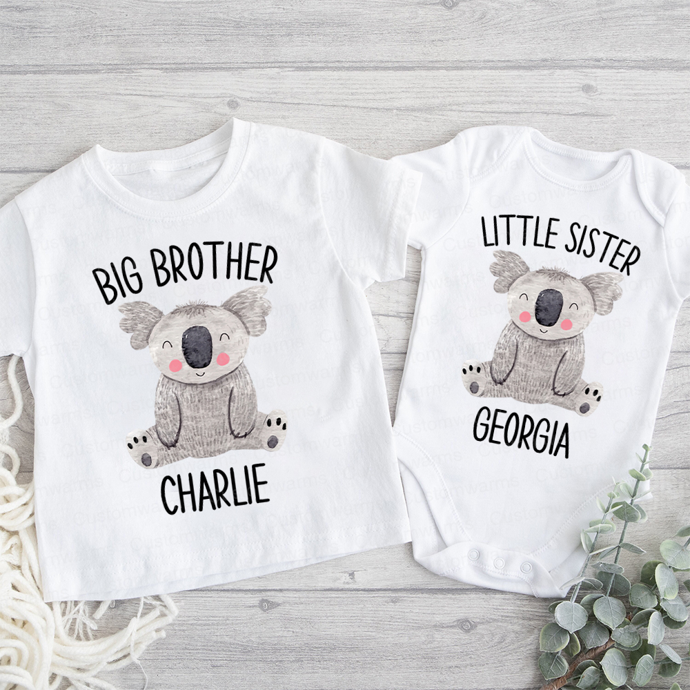 Personalized Matching Sibling Shirts | CWSibling07