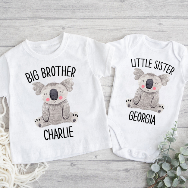 Personalized Matching Sibling Shirts | CWSibling07