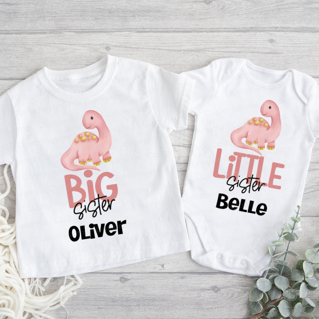 Personalized Matching Sibling Shirts | CWSibling08