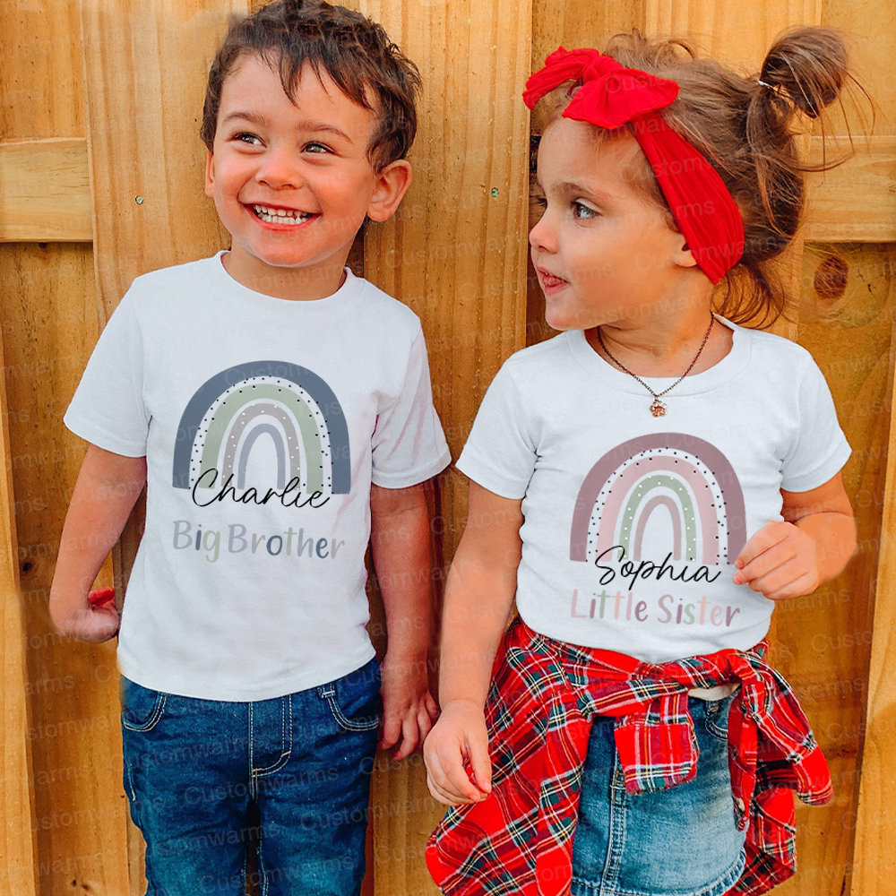 Personalized Matching Sibling Shirts | CWSibling09