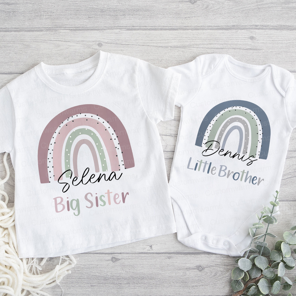 Personalized Matching Sibling Shirts | CWSibling09