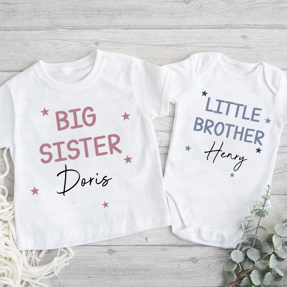 Personalized Matching Sibling Shirts | CWSibling10
