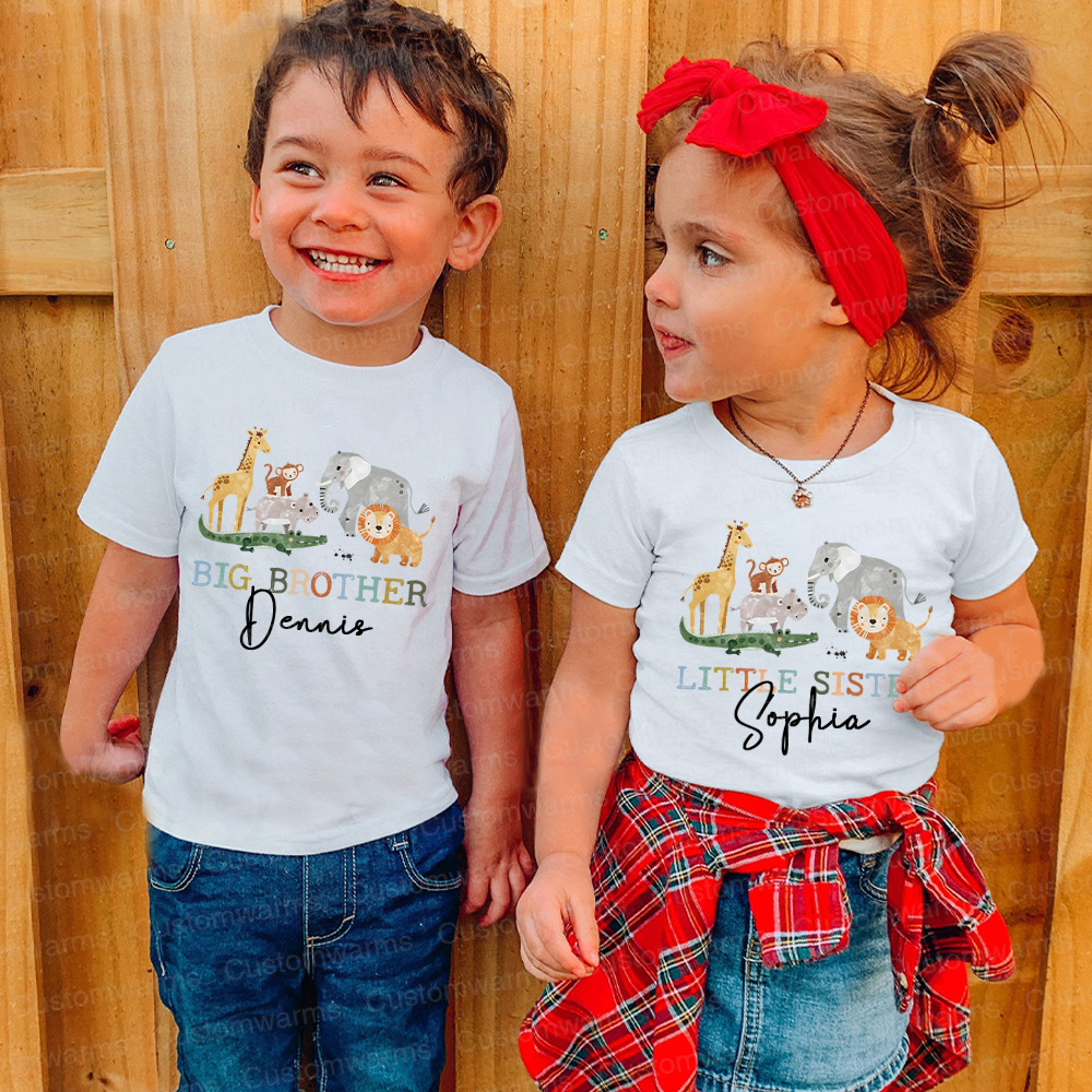 Personalized Matching Sibling Shirts | CWSibling12