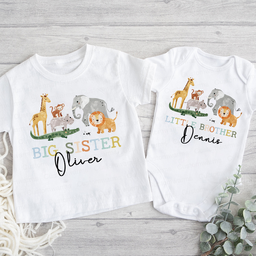 Personalized Matching Sibling Shirts | CWSibling12