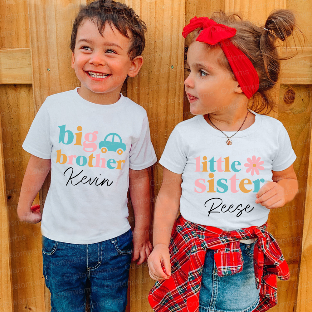 Personalized Matching Sibling Shirts | CWSibling14